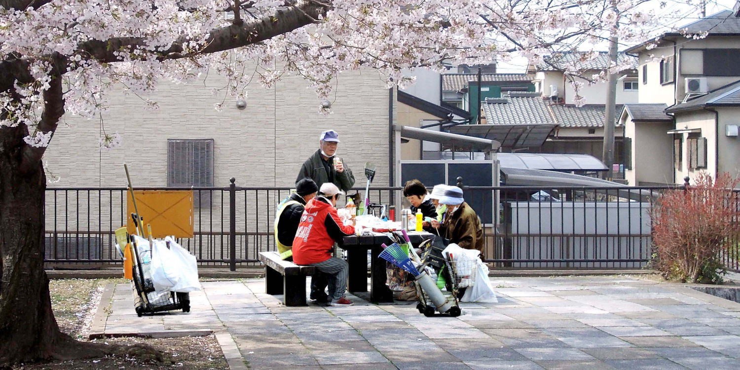 ▲大谷川 (山路) の桜